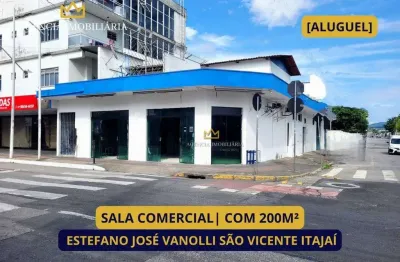 Sala para alugar, 200 m² por r$ 12.000,00/mês - são vicente - itajaí/sc