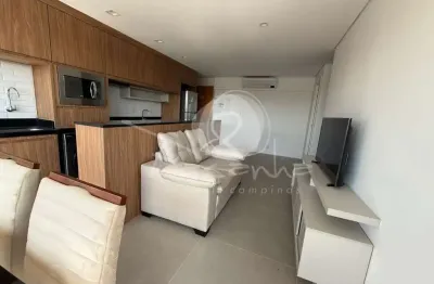 Apartamento mobiliado com 1 quarto 2 garagens para locação nova campinas - façanha imóveis