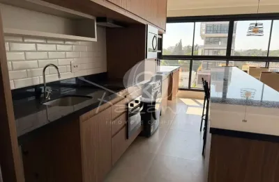 Apartamento mobiliado com 1 quarto 2 garagens para Locação Nova Campinas - Façanha Imóveis