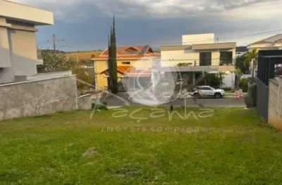 Terreno em condomínio fechado à venda na Avenida Carlos Diaulas Serpa, Loteamento Parque dos Alecrins, Campinas