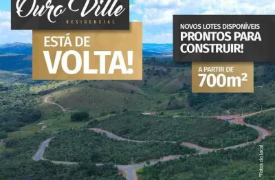 Terreno em condomínio fechado à venda no Santo Antônio do Leite, Ouro Preto 
