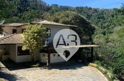 Casa à venda, 600 m² por r$ 3.600.000,00 - secretário - petrópolis/rj