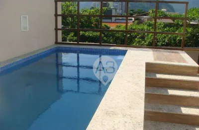 Cobertura com 6 dormitórios à venda, 460 m² por r$ 4.900.000,00 - jardim oceânico - rio de janeiro/rj