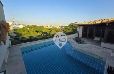 Cobertura à venda, 601 m² por r$ 5.500.000,00 - jardim oceânico - rio de janeiro/rj