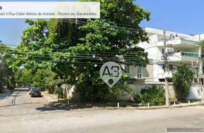 Terreno à venda, 595 m² por r$ 2.500.000,00 - recreio dos bandeirantes - rio de janeiro/rj