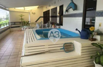 Cobertura com 4 dormitórios à venda, 338 m² por r$ 4.000.000,00 - jardim oceânico - rio de janeiro/rj