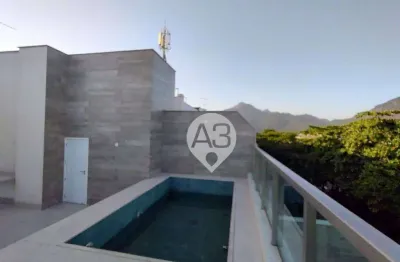 Cobertura com 4 dormitórios à venda, 325 m² por r$ 5.500.000,00 - jardim oceânico - rio de janeiro/rj