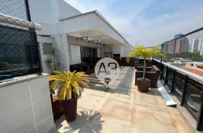 Cobertura com 3 dormitórios à venda, 273 m² por r$ 5.000.000,00 - barra da tijuca - rio de janeiro/rj