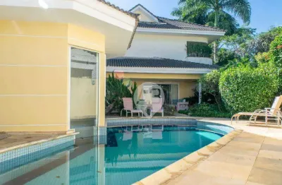 Casa com 5 dormitórios à venda, 696 m² por r$ 8.500.000,00 - barra da tijuca - rio de janeiro/rj