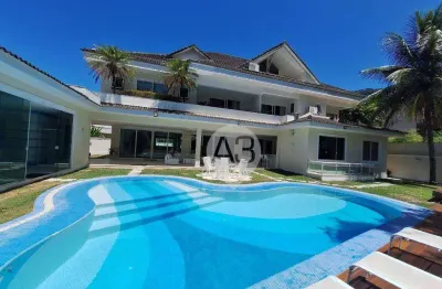 Casa com 5 dormitórios para alugar, 1300 m² por r$ 46.600,00/mês - barra da tijuca - rio de janeiro/rj