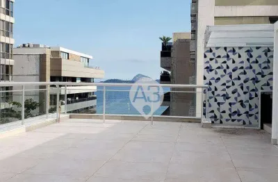 Cobertura com 3 dormitórios à venda, 320 m² por r$ 7.890.000,00 - leblon - rio de janeiro/rj