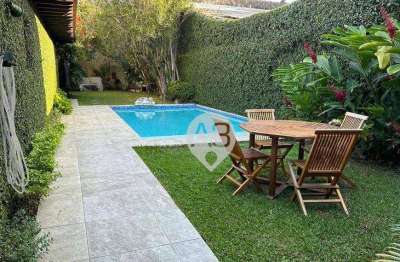 Casa com 5 dormitórios à venda, 500 m² por r$ 3.000.000,00 - barra da tijuca - rio de janeiro/rj