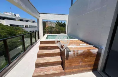 Cobertura com 3 dormitórios à venda, 154 m² por r$ 2.376.400,00 - jardim oceânico - rio de janeiro/rj