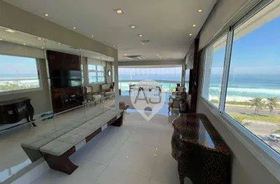 Cobertura com 3 dormitórios, 390 m² - venda por r$ 12.000.000,00 ou aluguel por r$ 42.100,00/mês - barra da tijuca - rio de janeiro/rj