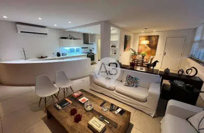 Apartamento com 3 dormitórios para alugar, 130 m² por r$ 25.600,00/mês - ipanema - rio de janeiro/rj