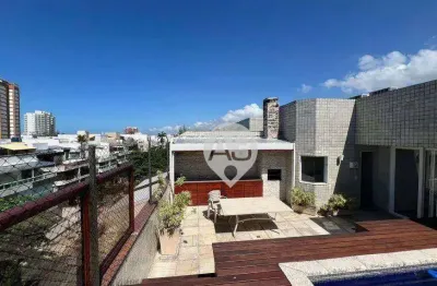 Cobertura com 4 dormitórios à venda, 421 m² por r$ 3.900.000,00 - jardim oceânico - rio de janeiro/rj