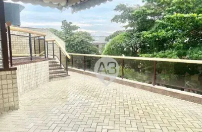 Cobertura com 4 dormitórios à venda, 420 m² por r$ 5.500.000,00 - jardim oceânico - rio de janeiro/rj