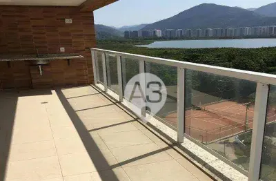 Apartamento com 3 dormitórios à venda, 120 m² por r$ 1.380.000,00 - barra da tijuca - rio de janeiro/rj