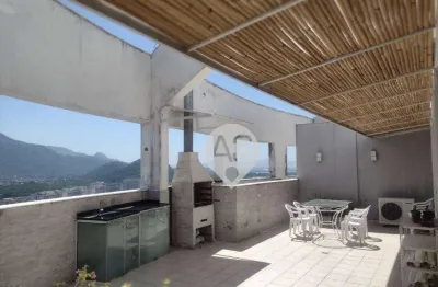 Cobertura com 3 dormitórios à venda, 158 m² por r$ 1.100.000,00 - barra da tijuca - rio de janeiro/rj