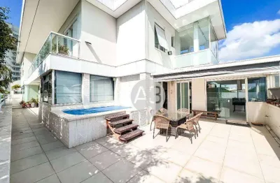 Cobertura com 5 dormitórios à venda, 585 m² por r$ 4.950.000,00 - jardim oceânico - rio de janeiro/rj