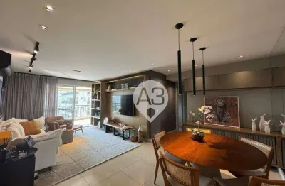 Apartamento com 3 dormitórios à venda, 155 m² por r$ 2.500.000,00 - península - rio de janeiro/rj