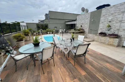 Cobertura com 5 dormitórios à venda, 510 m² por r$ 4.500.000,00 - jardim oceânico - rio de janeiro/rj