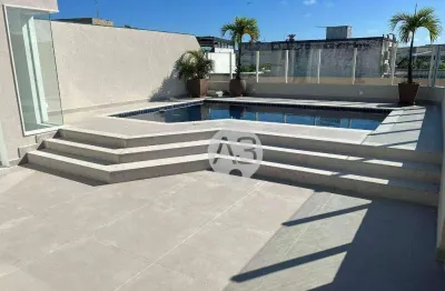 Cobertura com 4 dormitórios à venda, 389 m² por r$ 4.600.000,00 - jardim oceânico - rio de janeiro/rj