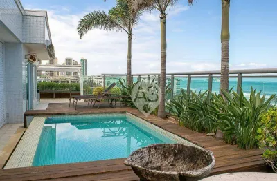 Cobertura com 3 dormitórios, 590 m² - venda por r$ 17.000.000,00 ou aluguel por r$ 60.192,00/mês - barra da tijuca - rio de janeiro/rj