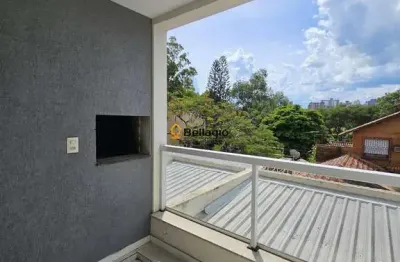 Apartamento semimobiliado para locação – 2 dormitórios, suíte, sacada e garagem!