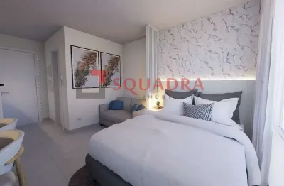Apartamento studio com 21 m² no centro, curitiba/pr