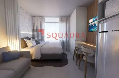 Apartamento studio com 21 m² no centro, curitiba/pr