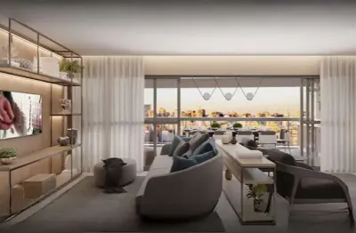 Apartamento tipo para venda em brooklin com 3 quartos, sendo 3 suítes, 180m²