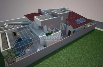 Casa com 4 dormitórios à venda, nova rússia, ponta grossa - pr