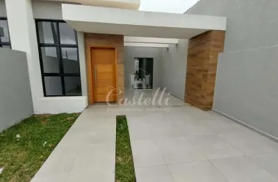 Casa com 3 dormitórios à venda,90.00 m², cara-cara, ponta grossa - pr