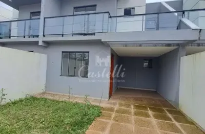 Sobrado novo à venda, jardim carvalho, ponta grossa - pr