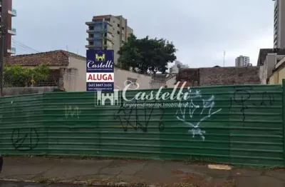 Terreno comercial para alugar na Rua Medeiros de Albuquerque, 159, Oficinas, Ponta Grossa
