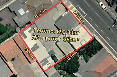 Terreno comercial à venda,692.30 m , oficinas, ponta grossa - pr