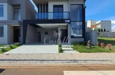 Casa mobiliada com 04 suítes a venda no condominio paysage domann