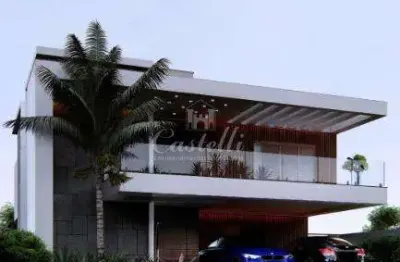 Casa em alto padrão a venda no condominio villa di sorrento em ponta grossa pr