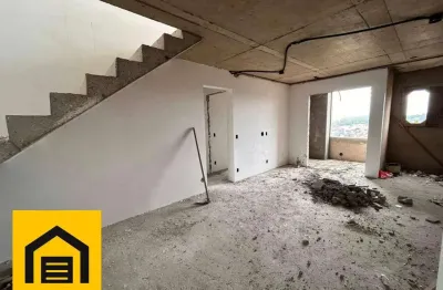 Apartamento duplex com 1 dormitório à venda, 83 m² por r$ 450.000,00 - vila bocaina - mauá/sp