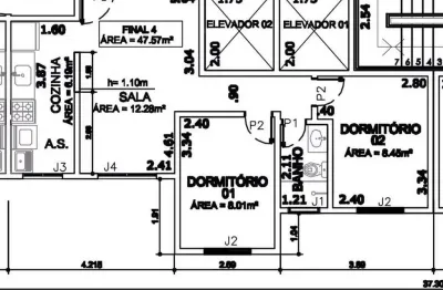 Apartamento residencial à venda, parque são vicente, mauá - ap0405.