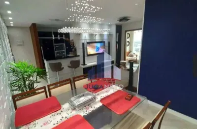 Apartamento com 3 dormitórios à venda, 90 m² por r$ 580.000,00 - vila guarani - mauá/sp