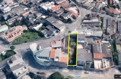 Terreno à venda, 306 m² por r$ 350.000,00 - vila falchi - mauá/sp