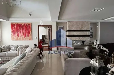 Casa de altíssimo padrão com 4 dormitórios - venda por r$ 4.300.000 ou aluguel por r$ 0/mês - jardim pedroso - mauá/sp