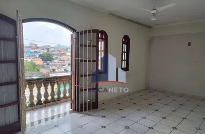 Casa com 2 dormitórios para alugar, 220 m² por r$ 4.000/mês - jardim santista - mauá/sp