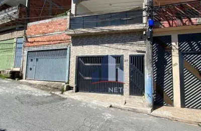 Sobrado com 3 dormitórios à venda, 125 m² por r$ 380.000 - jardim bela vista - mauá/sp