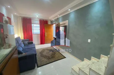 Sobrado com 4 dormitórios, energia solar, 4 vagas de garagem à venda, 191 m² por r$ 690.000 - jardim santa lídia - mauá/sp