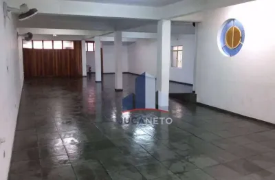 Salão para alugar, 150 m² por r$ 4.080,00/mês - vila luzita - santo andré/sp