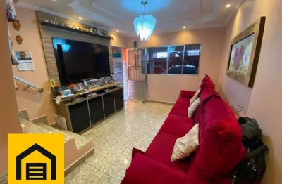 Sobrado com 4 dormitórios à venda, 146 m² por R$ 580.000,00 - Jardim Rosina - Mauá/SP