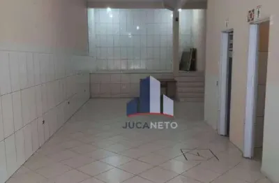 Salão para alugar, 70 m² por r$ 1.500/mês - vila nova mauá - mauá/sp
